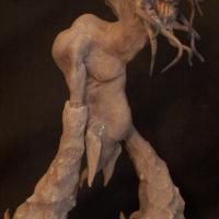 Did this design for the sculpting Jam on the clubhouse...sculpted with super sculpey...around 6-7 inches tall.....painting him as we speak....