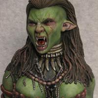 War Cry Orc Bust