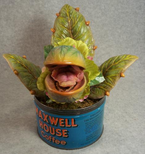 Audrey II - Little shop of horrors - in coffee can model | Collector ...